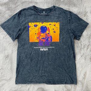 HYPER SPACE Sz XL NASA Astronaut Tie-Dye T-shirt